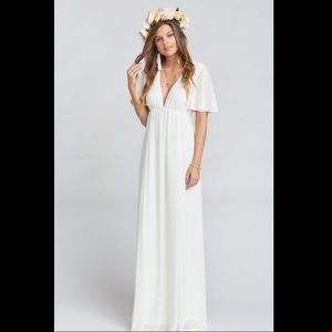 NWT Show Me Your Mumu Faye Flutter Maxi Dress, S